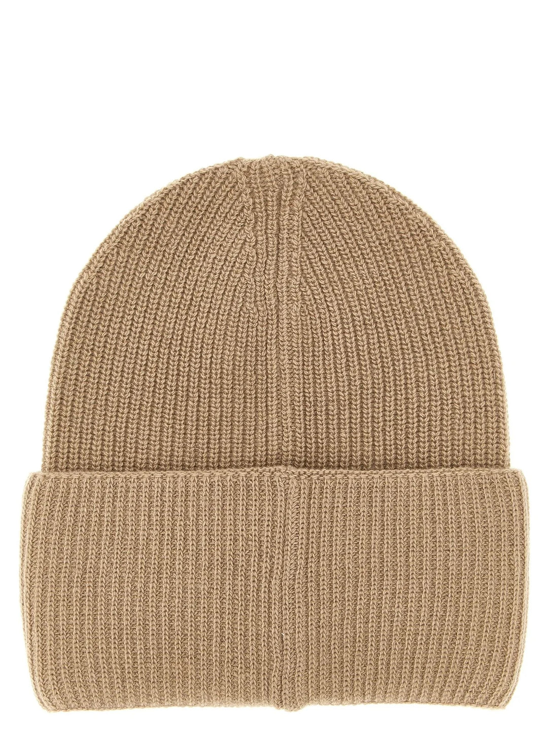 MONCLER RIBBED PATCH BEANIE