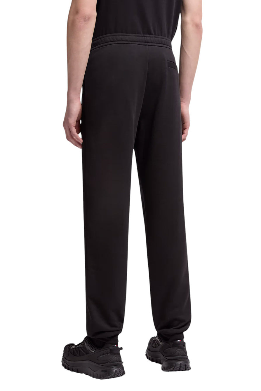 MONCLER FULLBLACK LOGO PATCH PANTS