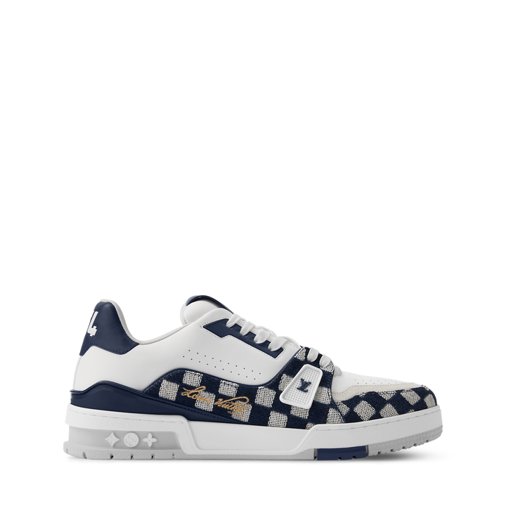 LOUIS VUITTON NAVY BLUE TRAINERS