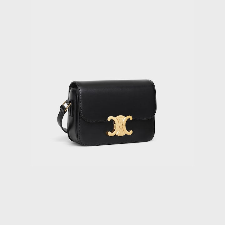 CELINE TEEN TRIOMPHE BAG IN SHINY CALFSKIN