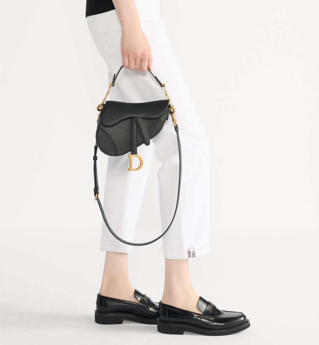 DIOR BAG WITH STRAP IN BLACK