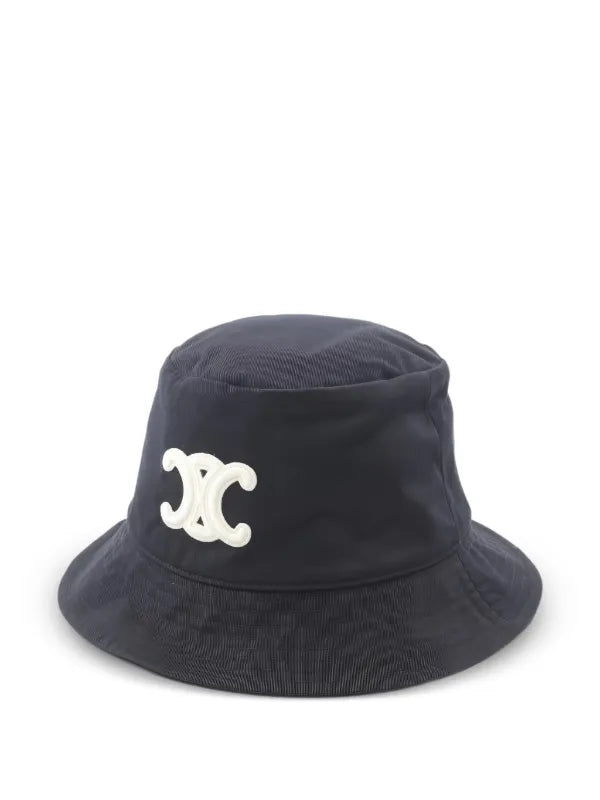 CELINE BLACK LOGO HAT