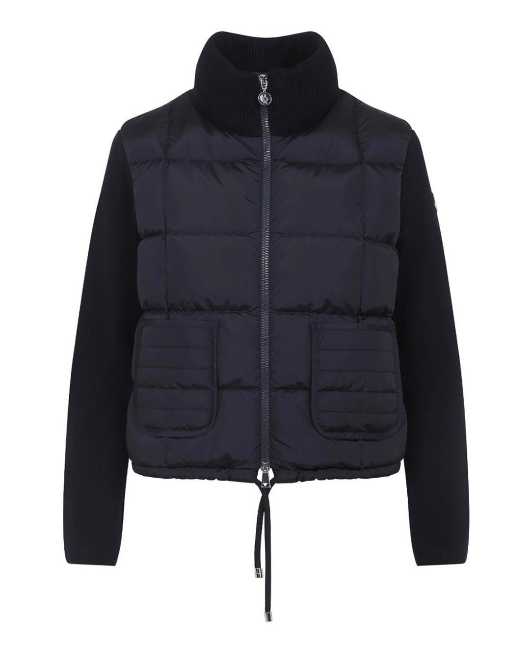 MONCLER POLYAMIDE NAVY BLUE JACKET