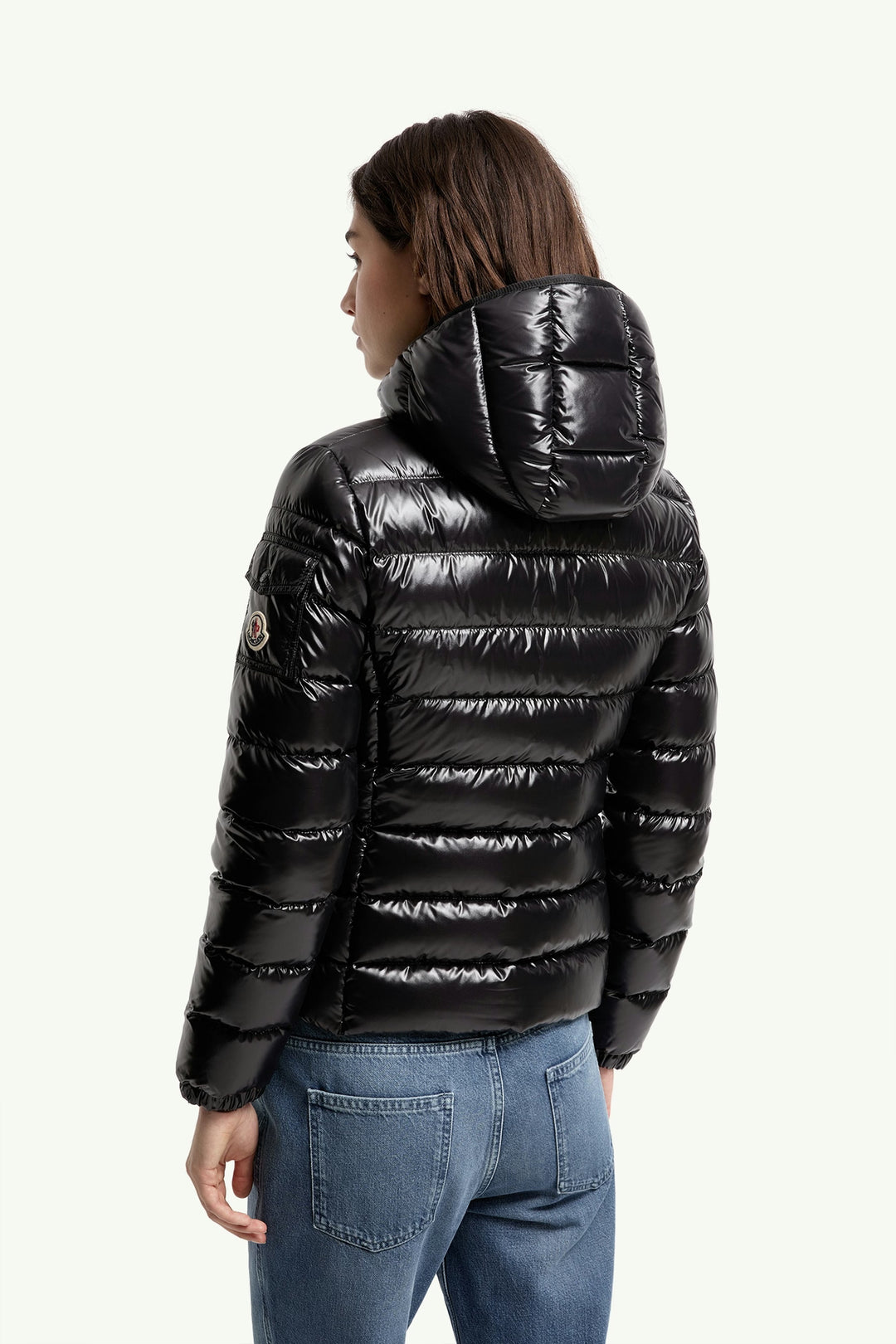 MONCLER BADY HOODED SHORT DOWN JACKET