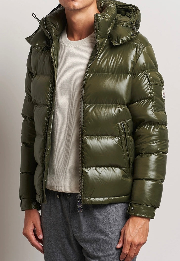 MONCLER MAYA OLIVE DOWN JACKET