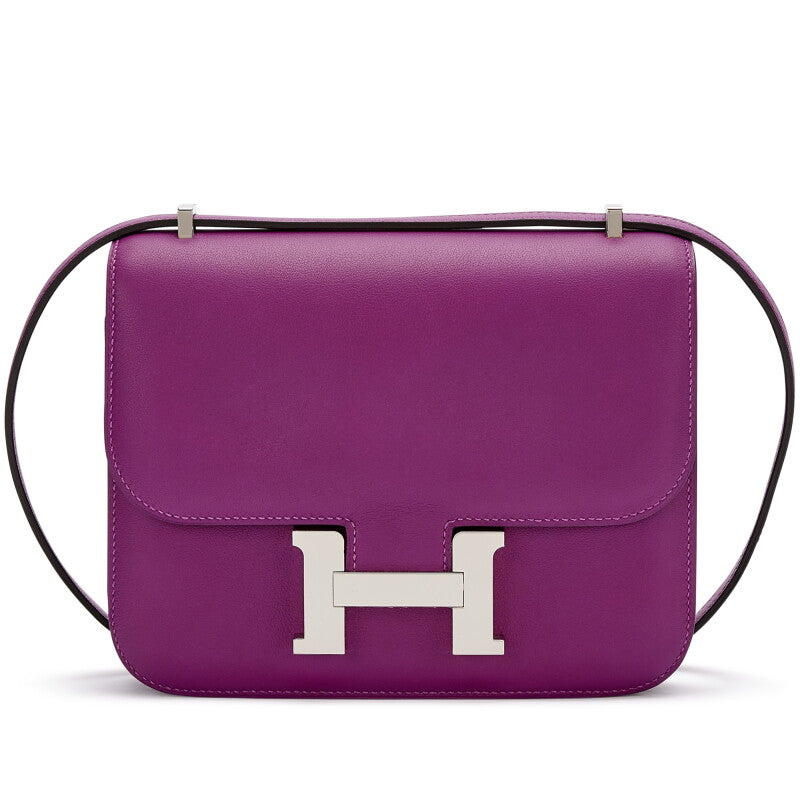 HERMES ANEMONE SWIFT MINI CONSTANCE 18 PALLADIUM HARDWARE