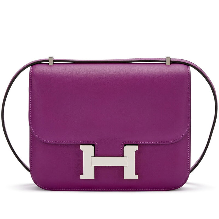 HERMES ANEMONE SWIFT MINI CONSTANCE 18 PALLADIUM HARDWARE