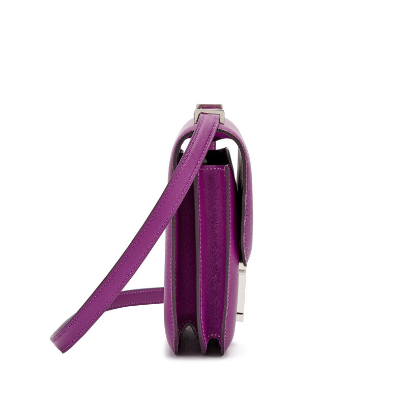 HERMES ANEMONE SWIFT MINI CONSTANCE 18 PALLADIUM HARDWARE