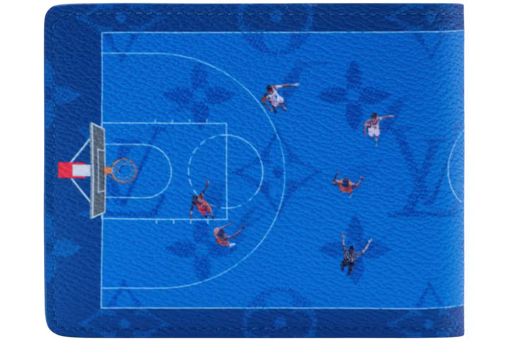 LOUIS VUITTON BASKETBALL SLENDER WALLET IN BLUE