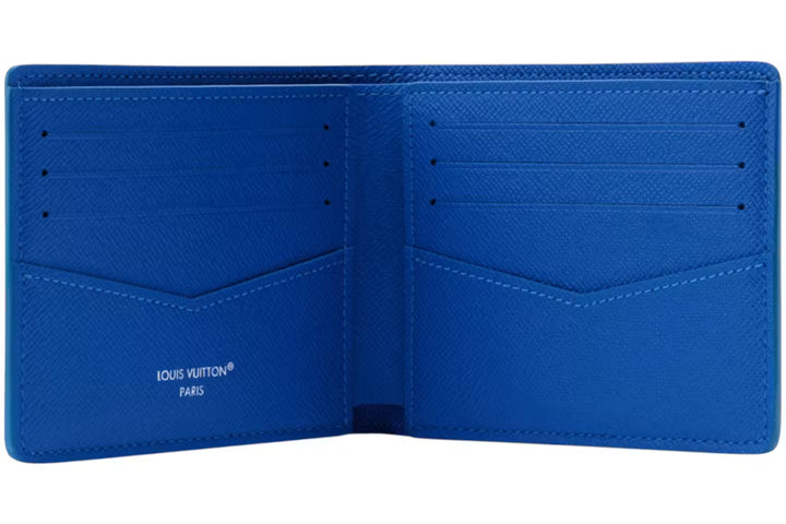 LOUIS VUITTON BASKETBALL SLENDER WALLET IN BLUE