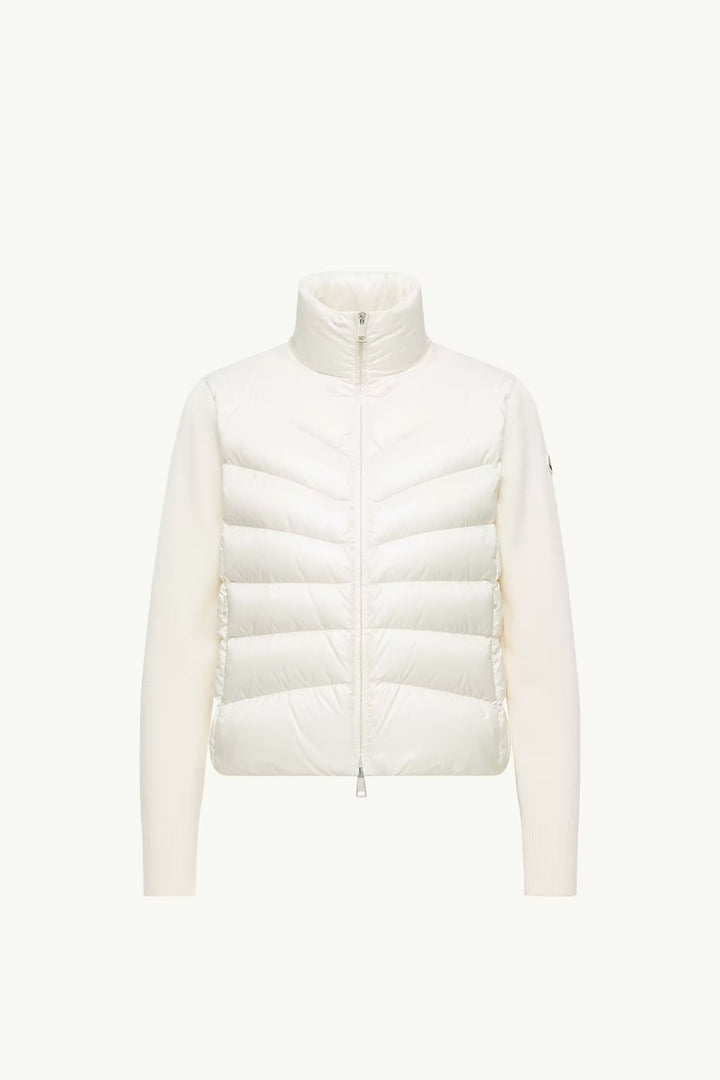 MONCLER PADDED WOMEN JACKET IN WHITE